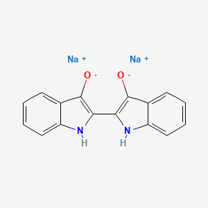 molecular formula C16H10N2Na2O2 B1605738 靛白 CAS No. 894-86-0
