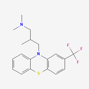 B1605739 Trifluomeprazine CAS No. 2622-37-9