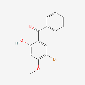 B1605745 5-Bromo-2-hydroxy-4-methoxybenzophenone CAS No. 3286-93-9