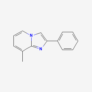molecular formula C14H12N2 B1605772 8-甲基-2-苯基咪唑并[1,2-a]吡啶 CAS No. 885-89-2