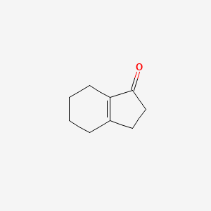 molecular formula C9H12O B1605785 1H-Inden-1-one, 2,3,4,5,6,7-hexahydro- CAS No. 22118-00-9