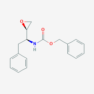 molecular formula C18H19NO3 B160581 (2R,3S)-1,2-环氧-3-(苄氧羰基氨基)-4-苯基丁烷 CAS No. 137515-66-3
