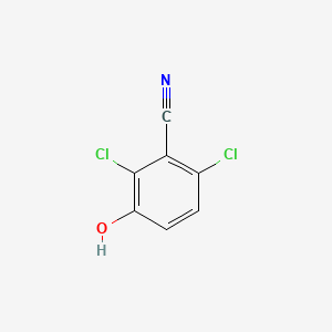 molecular formula C7H3Cl2NO B1605826 2,6-二氯-3-羟基苯甲腈 CAS No. 3336-34-3