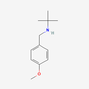 molecular formula C12H19NO B1605835 N-(叔丁基)-N-(4-甲氧基苄基)胺 CAS No. 22675-83-8