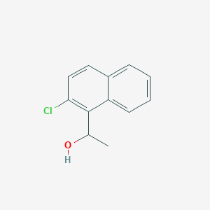 molecular formula C12H11ClO B1605846 1-(2-Chloronaphthalen-1-yl)ethanol CAS No. 5471-34-1