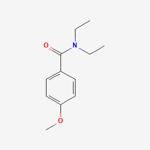 molecular formula C12H17NO2 B1605848 N,N-diethyl-4-methoxybenzamide CAS No. 7465-86-3