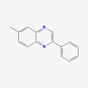 molecular formula C15H12N2 B1605861 6-Methyl-2-phenylquinoxaline CAS No. 25187-18-2