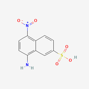 molecular formula C10H8N2O5S B1605875 8-Amino-5-nitronaphthalene-2-sulfonic acid CAS No. 6357-78-4
