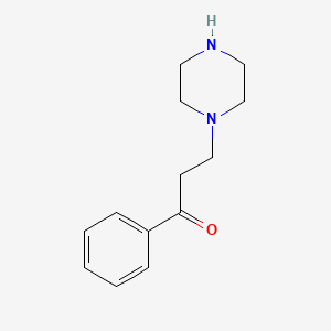 molecular formula C13H18N2O B1605876 3-(1-Piperazinyl)propiophenone CAS No. 84604-68-2