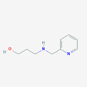 molecular formula C9H14N2O B1605882 3-((2-Pyridinylmethyl)amino)-1-propanol CAS No. 6950-99-8