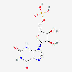 molecular formula C10H13N4O9P B1605901 Xanthosine-5'-monophosphate CAS No. 523-98-8