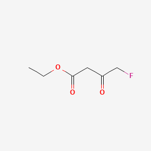 molecular formula C6H9FO3 B1605902 Acetoacetic acid, 4-fluoro-, ethyl ester CAS No. 372-37-2