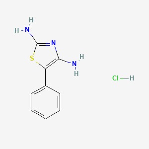 molecular formula C9H10ClN3S B1605915 Amiphenazole hydrochloride CAS No. 942-31-4