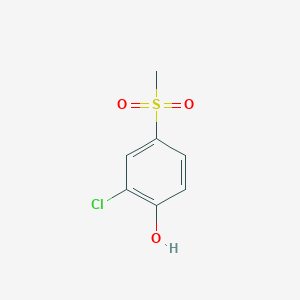 molecular formula C7H7ClO3S B1605916 2-Chloro-4-(methylsulfonyl)phenol CAS No. 20945-65-7