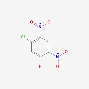 molecular formula C6H2ClFN2O4 B1605924 1-Chloro-5-fluoro-2,4-dinitrobenzene CAS No. 327-91-3