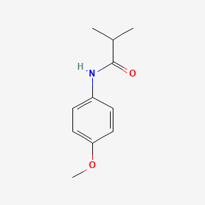 molecular formula C11H15NO2 B1605927 Propanamide, N-(4-methoxyphenyl)-2-methyl- CAS No. 6642-37-1