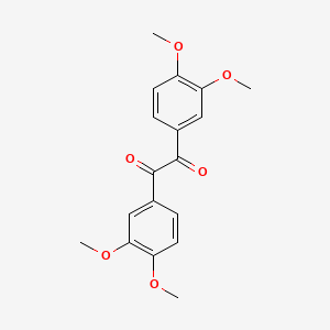 molecular formula C18H18O6 B1605928 Veratril CAS No. 554-34-7