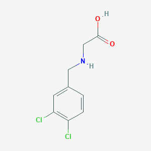 molecular formula C9H9Cl2NO2 B1605938 (3,4-二氯-苄氨基)-乙酸 CAS No. 261959-65-3