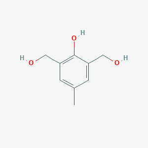 molecular formula C9H12O3 B160597 2,6-Bis(hydroxymethyl)-4-methylphenol CAS No. 91-04-3