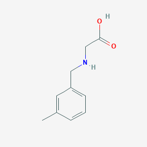 molecular formula C10H13NO2 B1606011 (3-甲基-苄氨基)-乙酸 CAS No. 501653-60-7