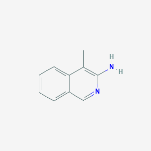 molecular formula C10H10N2 B1606016 4-甲基异喹啉-3-胺 CAS No. 7697-66-7