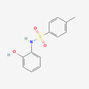 molecular formula C13H13NO3S B1606036 N-(2-羟基苯基)-4-甲基苯磺酰胺 CAS No. 3897-39-0