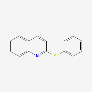 molecular formula C15H11NS B1606042 2-(Phenylthio)quinoline CAS No. 22190-12-1