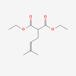 molecular formula C12H20O4 B1606043 Diethyl (3-methylbut-2-enyl)malonate CAS No. 22539-80-6