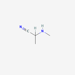 molecular formula C4H8N2 B1606048 2-(Methylamino)propanenitrile CAS No. 16752-54-8