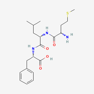 molecular formula C20H31N3O4S B1606049 甲硫氨酰-亮氨酰-苯丙氨酸 CAS No. 59881-08-2