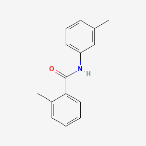 molecular formula C15H15NO B1606051 2-甲基-N-(间甲苯基)苯甲酰胺 CAS No. 56776-45-5