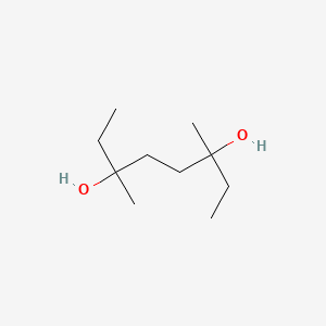 molecular formula C10H22O2 B1606053 3,6-Dimethyloctane-3,6-diol CAS No. 78-65-9