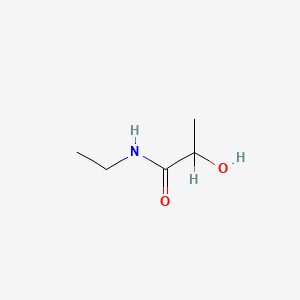 molecular formula C5H11NO2 B1606055 N-Ethyl-2-hydroxypropionamide CAS No. 6280-14-4
