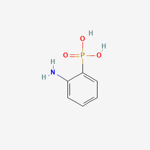 molecular formula C6H8NO3P B1606059 (2-Aminophenyl)phosphonic acid CAS No. 7472-16-4