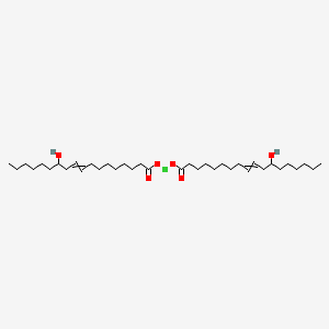 B1606071 9-Octadecenoic acid, 12-hydroxy-, barium salt (2:1), (9Z,12R)- CAS No. 4722-99-0