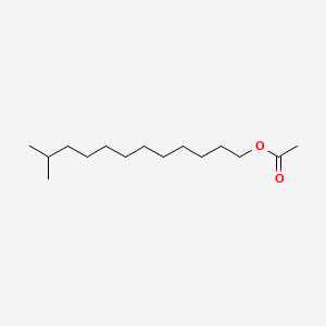 B1606083 Acetic acid, isotridecyl ester CAS No. 69103-23-7