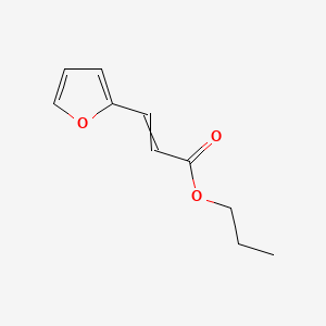 2-Propenoic acid, 3-(2-furanyl)-, propyl ester