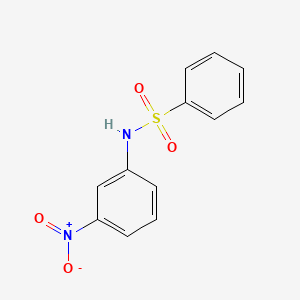 B1606097 N-(3-Nitrophenyl)benzenesulfonamide CAS No. 80-37-5