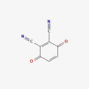 molecular formula C8H2N2O2 B1606114 1,4-Cyclohexadiene-1,2-dicarbonitrile, 3,6-dioxo- CAS No. 4622-04-2