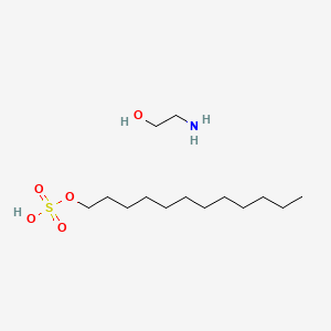 molecular formula C14H33NO5S B1606115 Monoethanolamine lauryl sulfate CAS No. 4722-98-9