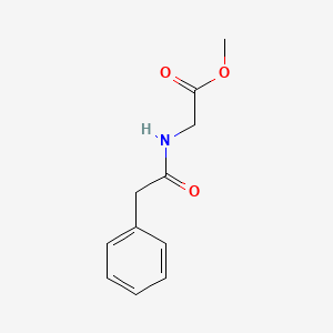 molecular formula C11H13NO3 B1606116 Glycine, N-(phenylacetyl)-, methyl ester CAS No. 5259-87-0