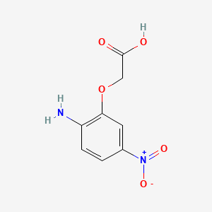 molecular formula C8H8N2O5 B1606126 (2-Amino-5-nitrophenoxy)acetic acid CAS No. 6373-14-4