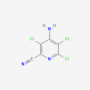 B1606129 4-Amino-3,5,6-trichloropyridine-2-carbonitrile CAS No. 14143-60-3