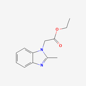 B1606135 ethyl (2-methyl-1H-benzimidazol-1-yl)acetate CAS No. 97420-36-5