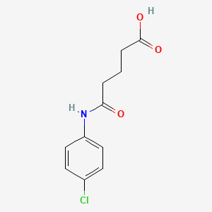 B1606136 5-[(4-Chlorophenyl)amino]-5-oxopentanoic acid CAS No. 40828-92-0