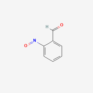 molecular formula C7H5NO2 B1606140 Benzaldehyde, 2-nitroso- CAS No. 29809-25-4