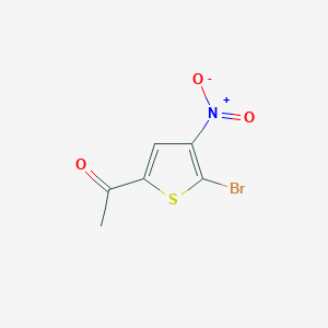 B1606144 1-(5-Bromo-4-nitro-2-thienyl)ethan-1-one CAS No. 2160-55-6