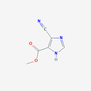 molecular formula C6H5N3O2 B1606151 4-氰基-1H-咪唑-5-甲酸甲酯 CAS No. 59253-71-3