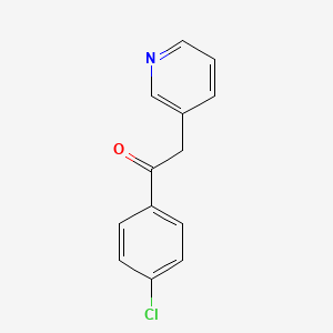 B1606152 1-(4-Chlorophenyl)-2-(3-pyridinyl)ethanone CAS No. 58158-57-9