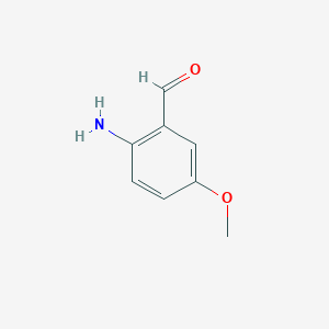 molecular formula C8H9NO2 B1606155 2-氨基-5-甲氧基苯甲醛 CAS No. 26831-52-7
